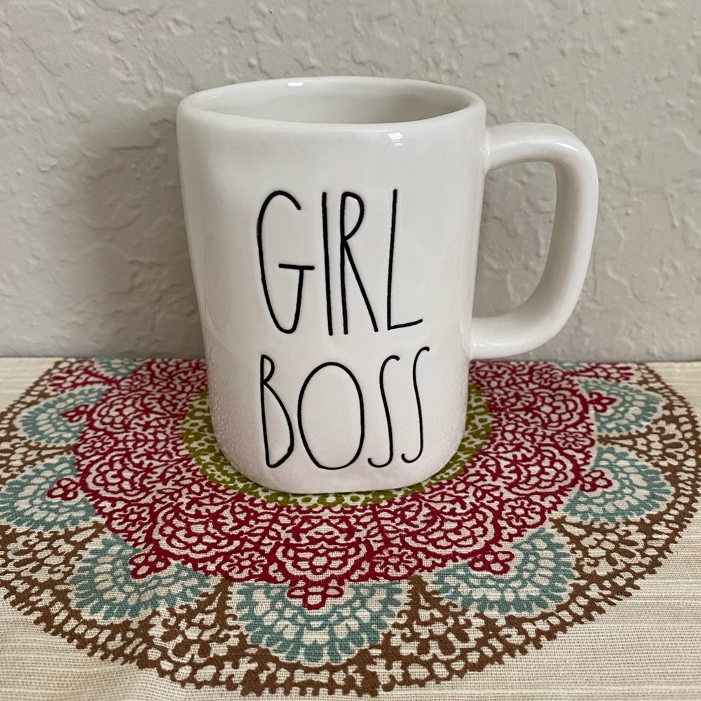 Rae Dunn mug says  GIRL BOSS NWOT